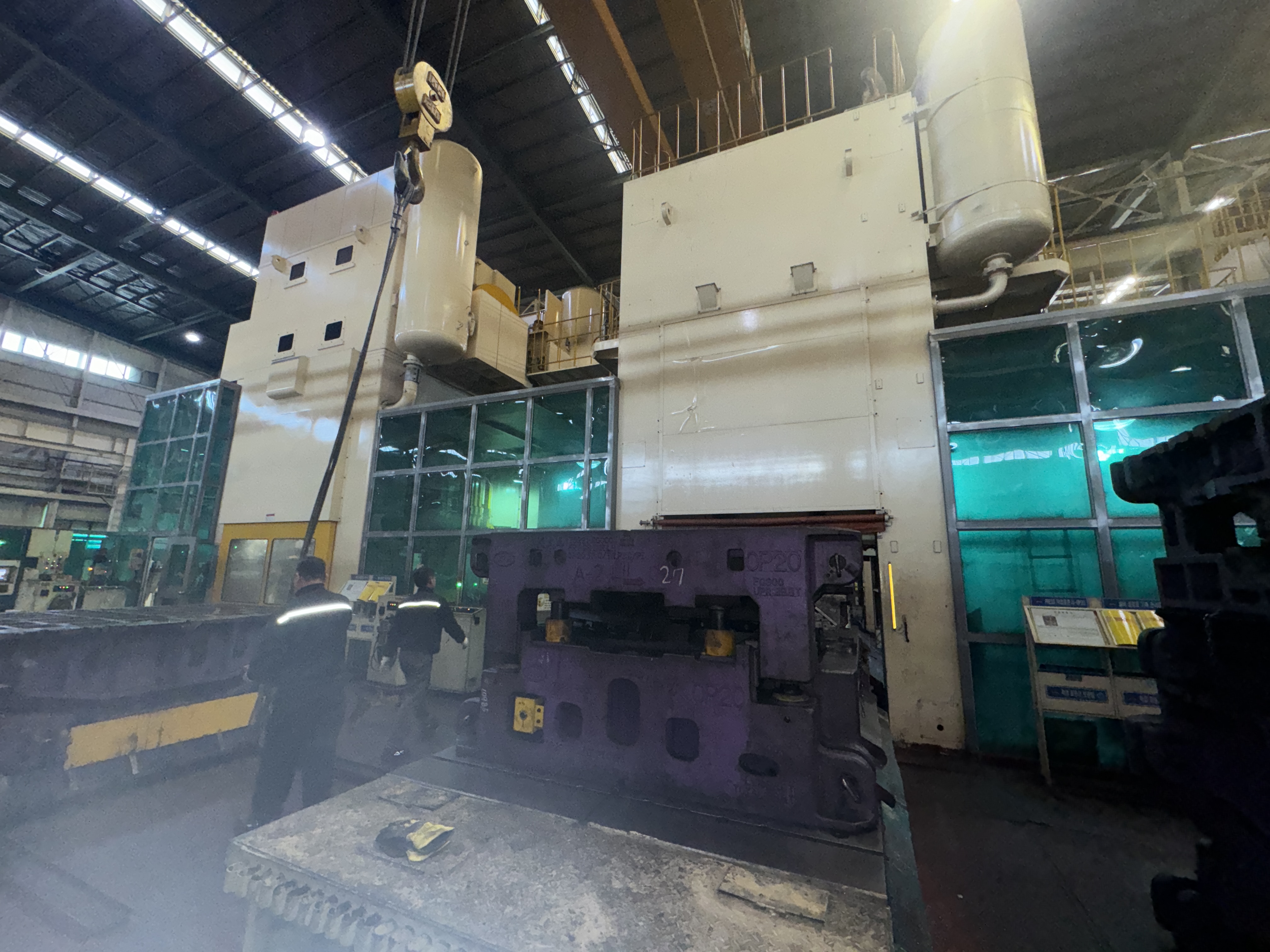 심팩 4주식 1600톤(DL4P-1600)포함 프레스 전체 라인