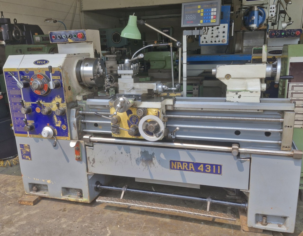 범용선반(NARA4311, 2004년, 디지탈 2축, 380V)