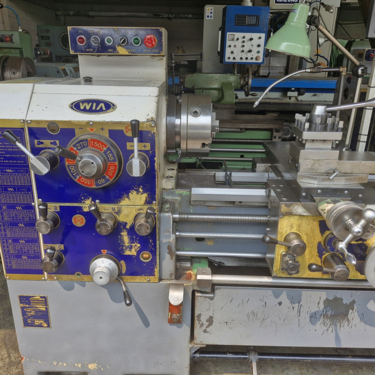 범용선반(NARA4311, 2004년, 디지탈 2축, 380V)