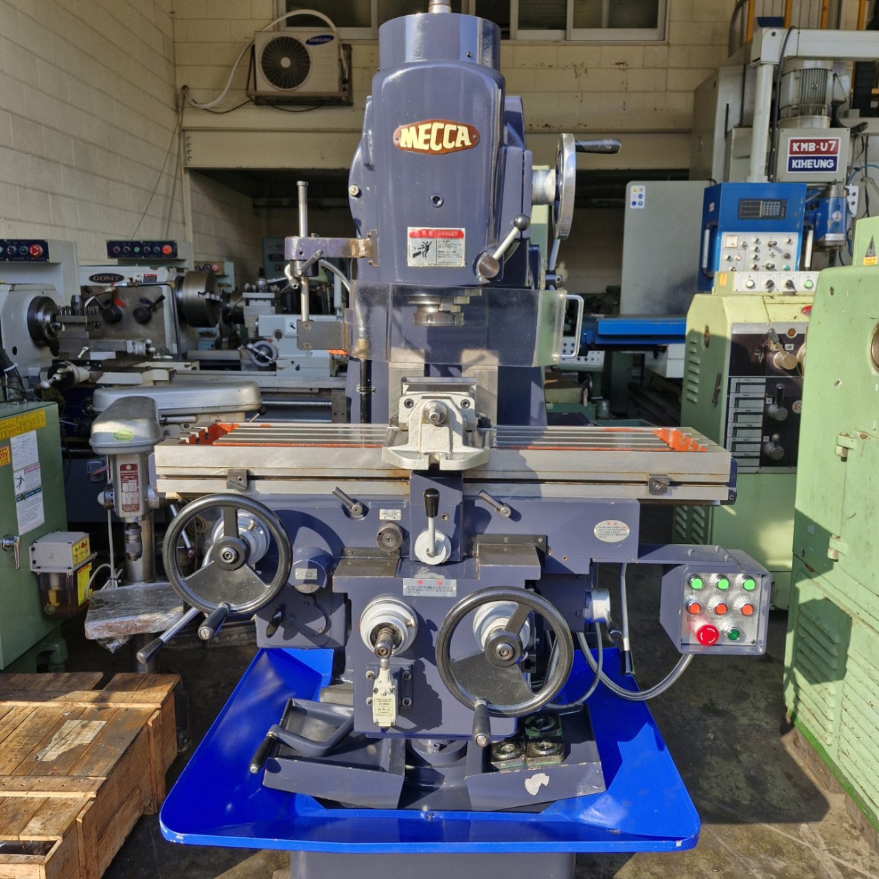 범용밀링 ,멍텅구리밀링(광주남선1997년, 통일1996년, 남성1995년)