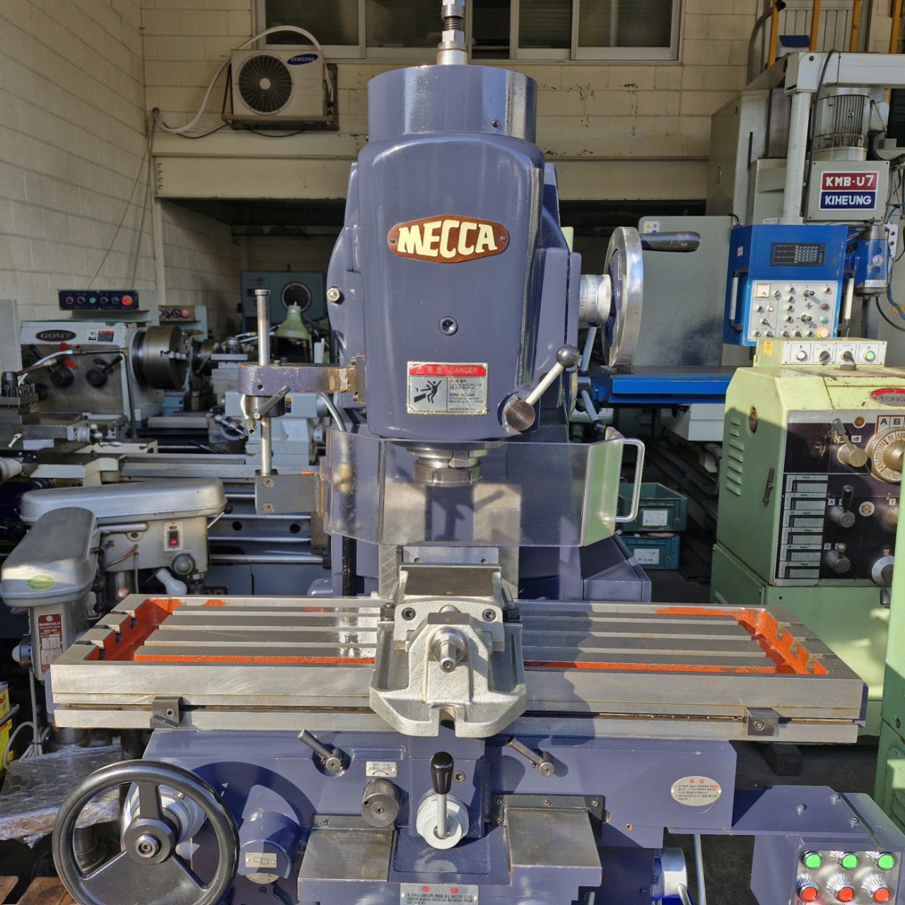 범용밀링 ,멍텅구리밀링(광주남선1997년, 통일1996년, 남성1995년)