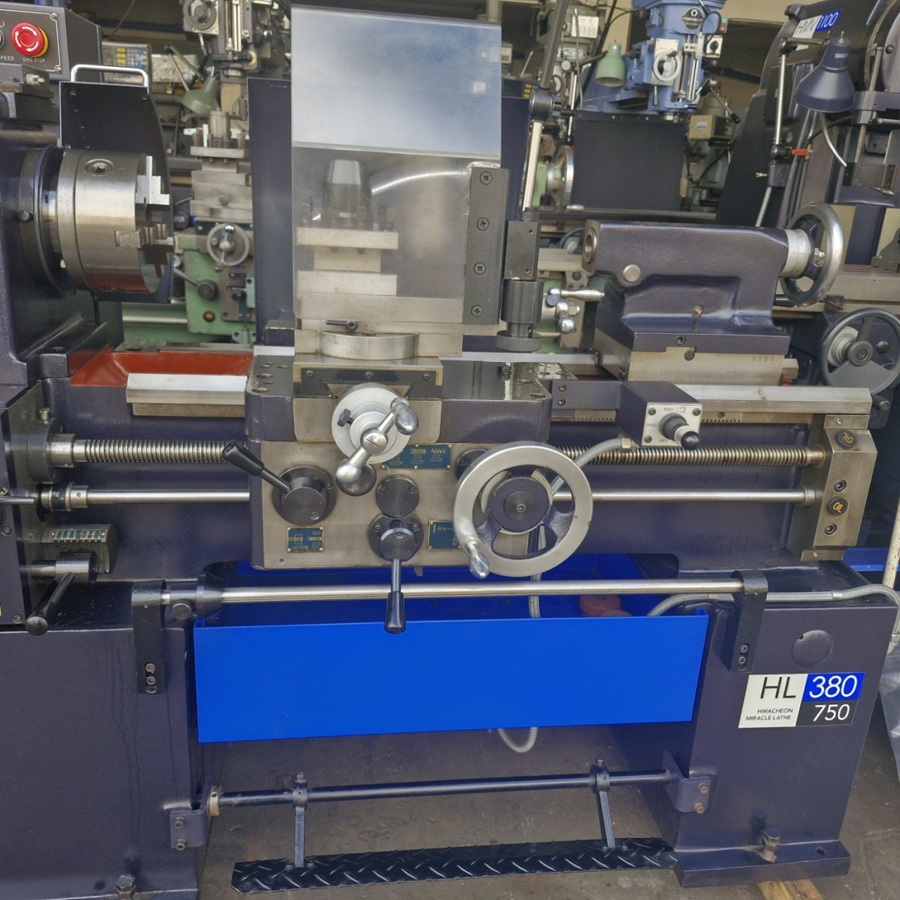 선반(범용선반, 화천선반, 화천5자선반