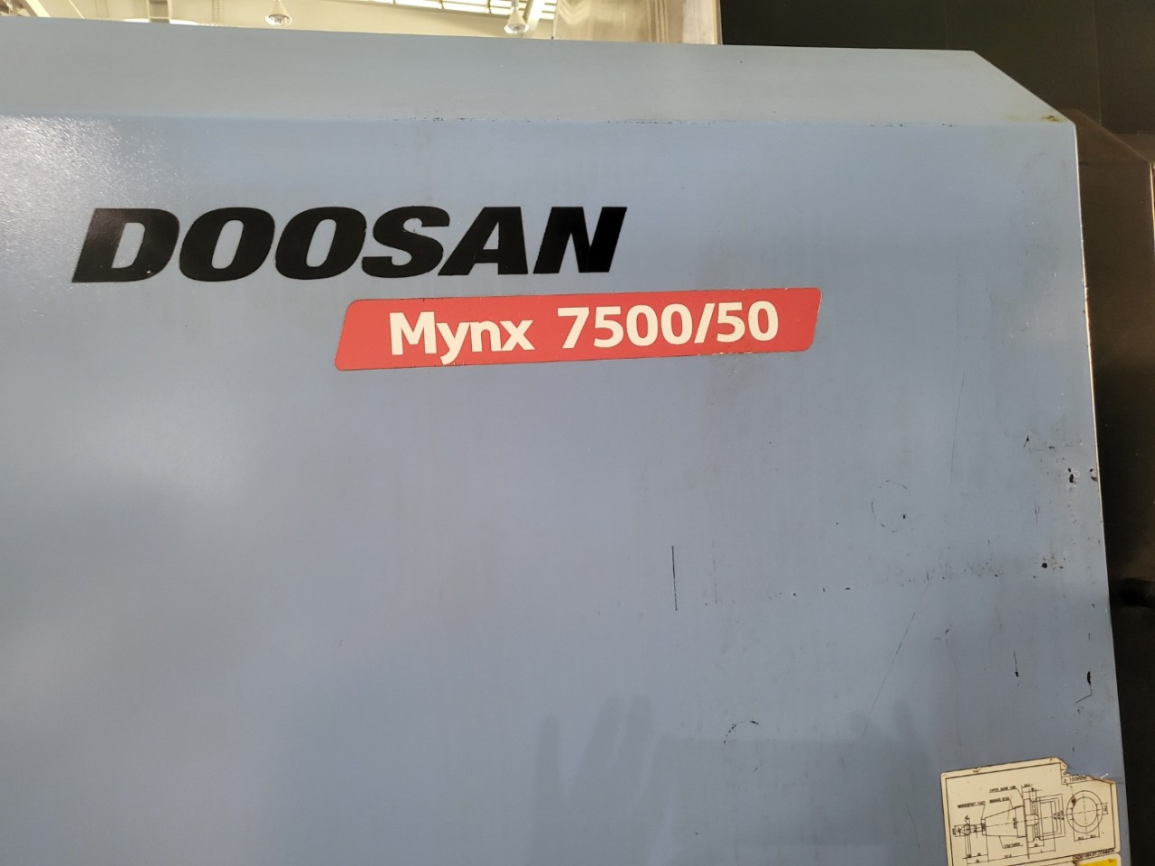 두산7호 머시닝센타 MYNX-7500/50 (2011년식) 2대