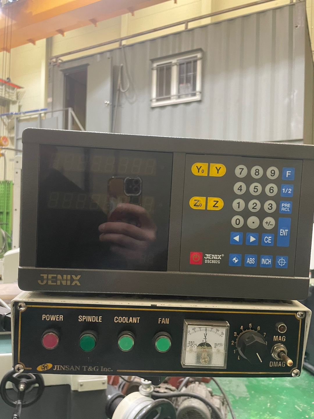 진산 성형연삭기 450*200 오버홀