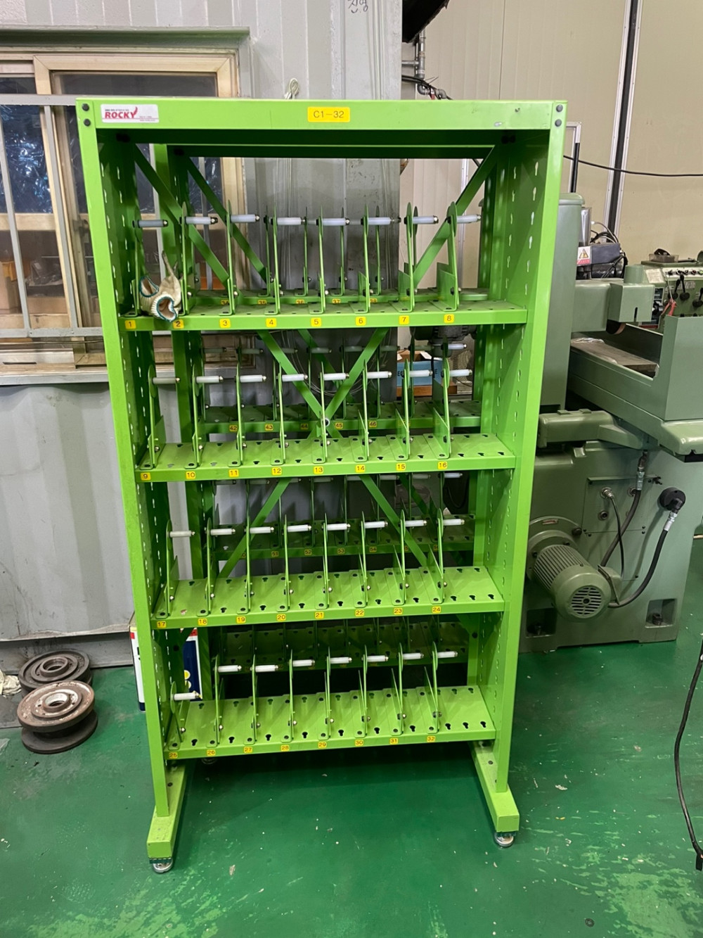 연삭기용 휠 거치대