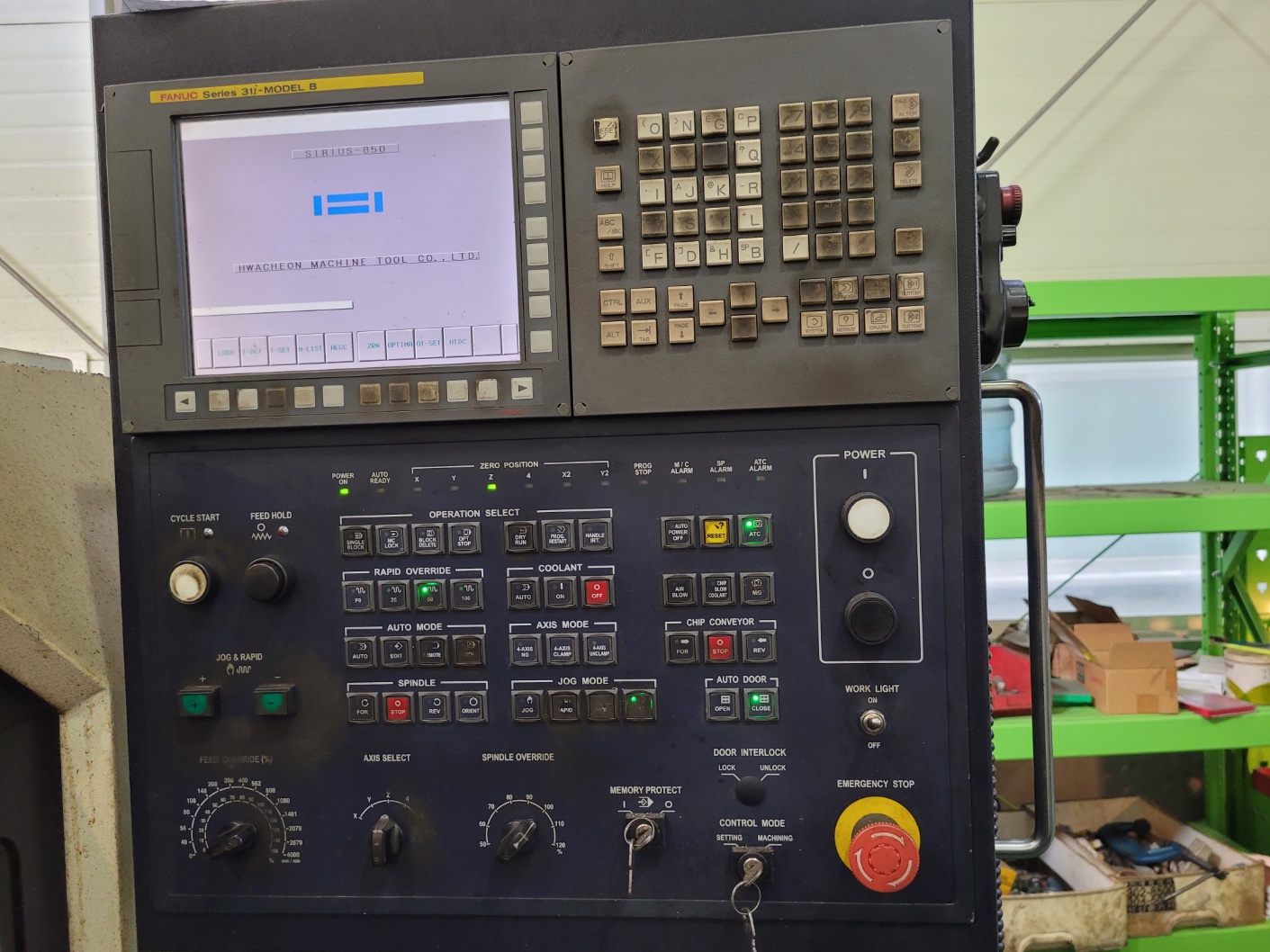 화천 머시닝센터 SIRIUS-850  8K (2015년 2월)