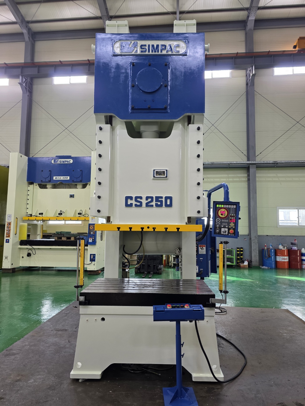 심팩프레스 250톤  CS-250 다이쿠션 有 (2013년 9월)