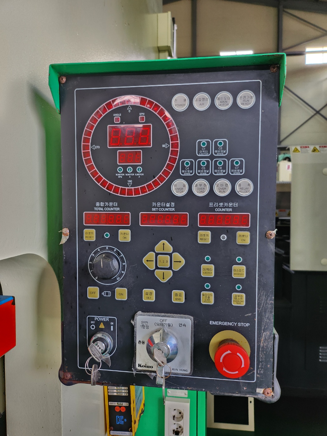 J&H(한얼)  C형프레스 110톤 (2015년 5월)