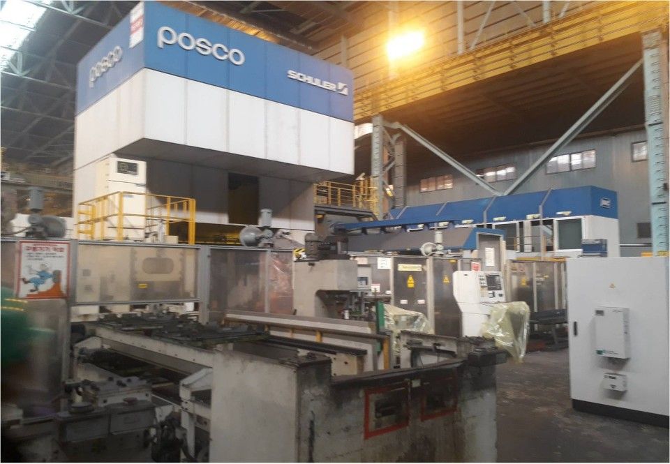 하이드로포밍라인 (슐러 유압프레스 1600톤 + 밴딩 +레이져 +로보트자동화)