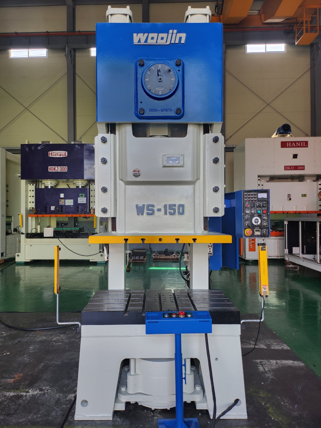 우진 C형프레스 150톤 - 다이쿠션 有 (1997년 6월)